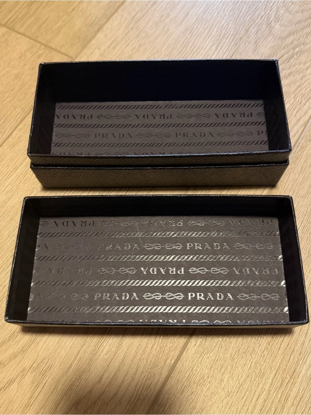 Prada Black Logo Sunglasses Eyewear Box